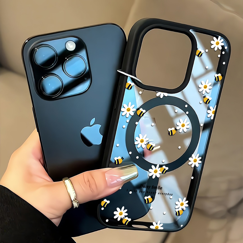 Phone Accessories Magnetic - Etui na telefon Fresh Daisy Bee