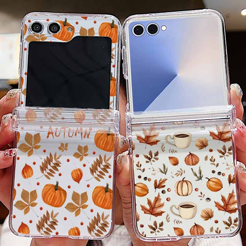Phone Case Clear - Etui na telefon z motywem jesiennych