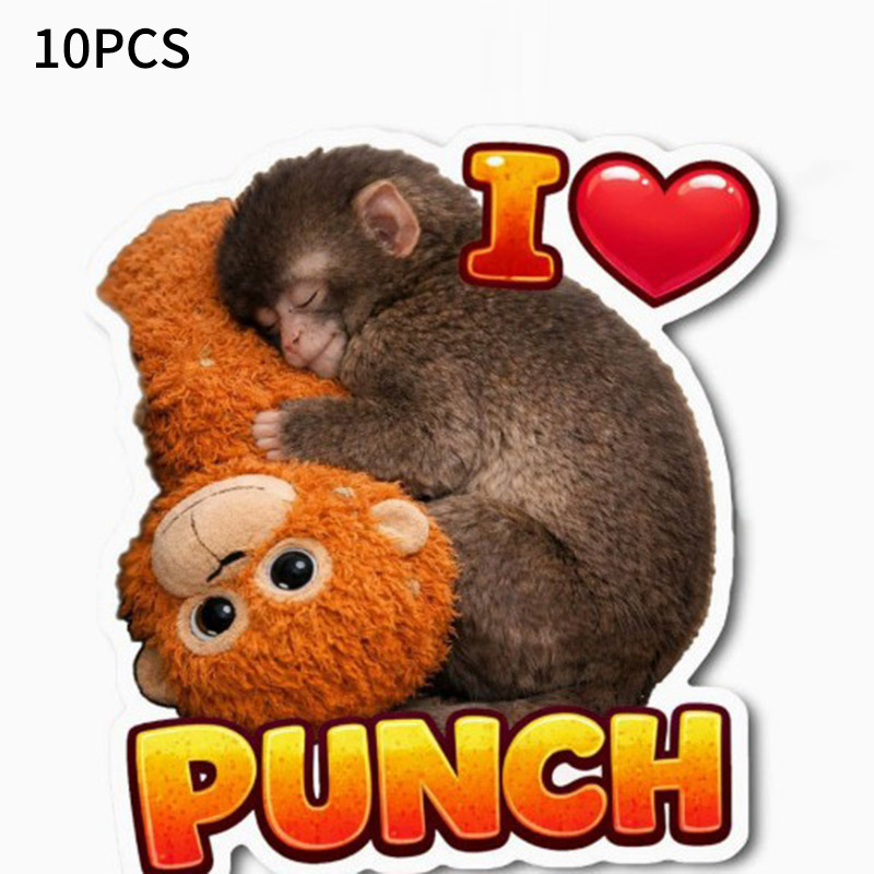 Phone Accessories Baby - Naklejki Protect Punch The Monkey, urocze,