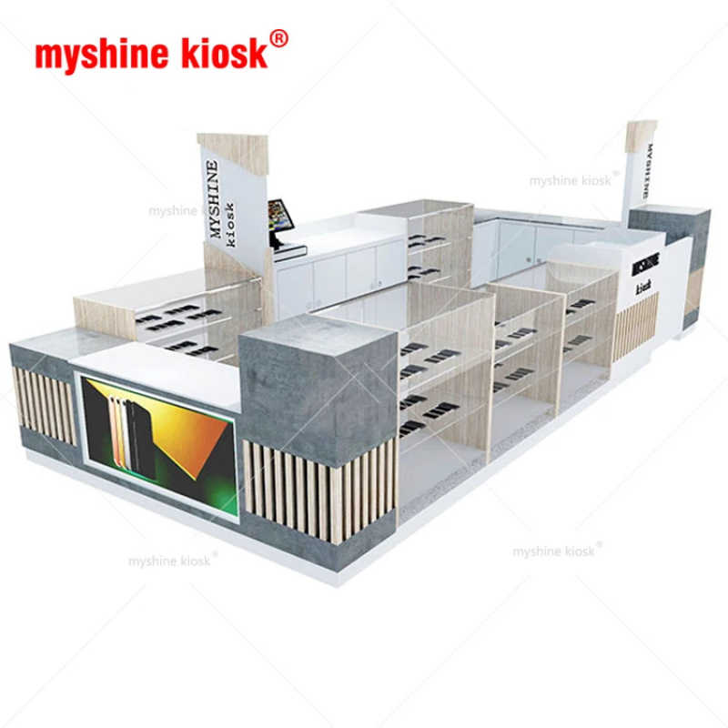 Phone Accessories Design Shop - Panel ścienny z otworami na akcesoria