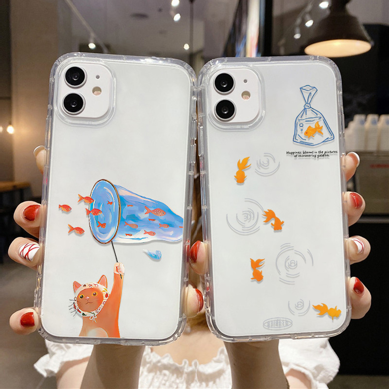Etui na telefon Lovely Fishes  – Phone Case Clear recenzja i cena