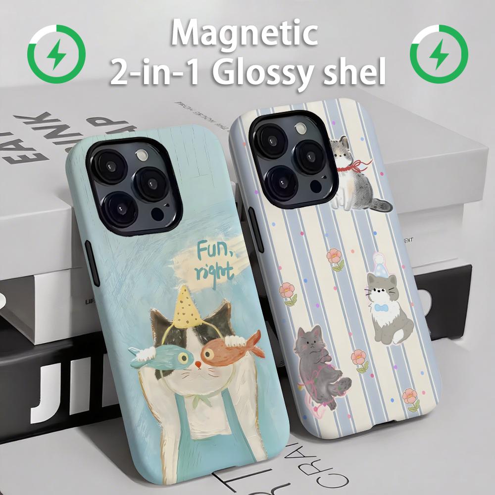 Etui na telefon Cute cats and  – Phone Accessories Magnetic recenzja i cena