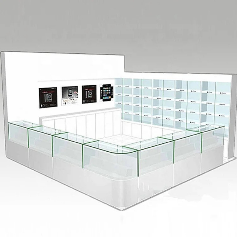 Niestandardowe szklane gabloty – Phone Accessories Design Shop recenzja i cena